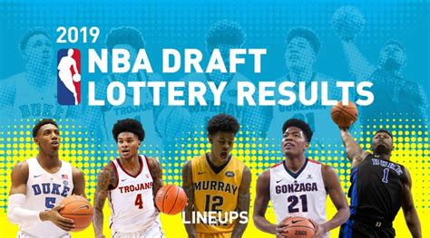 The 2019 NBA Draft Lottery results are in .